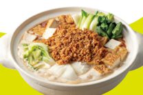 白菜の坦々豆乳鍋